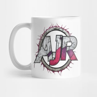 Distressed AJR logo Mug